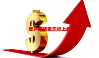 资产负债表怎样上报，企业怎样上报月报表